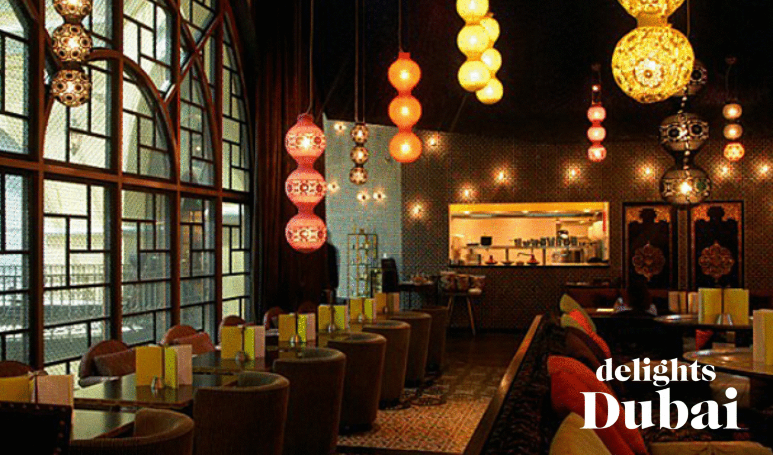 Authentic Moroccan ambiance at Almaz by Momo, one of the best Moroccan restaurants in Dubai